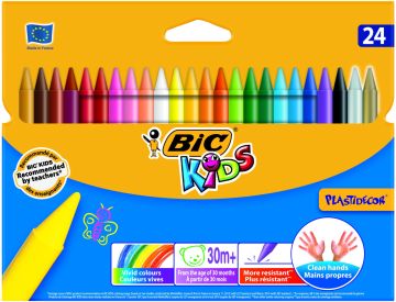 Bic Kids Silinebilir Pastel Mum Boya 24'lü