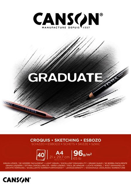 Canson Graduate Eskiz Defteri A4 96gr 40 Yaprak