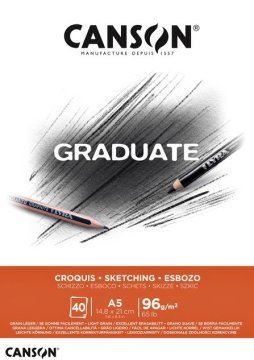 Canson Graduate Eskiz Defteri A5 96gr 40 Yaprak