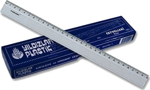 Yıldızlar Plastik Cetvel 30cm