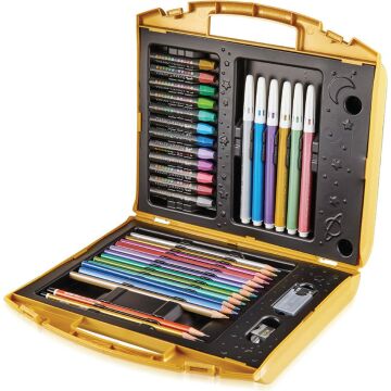 Faber Castell Metalik Boyama Çantası 34 Parça Set