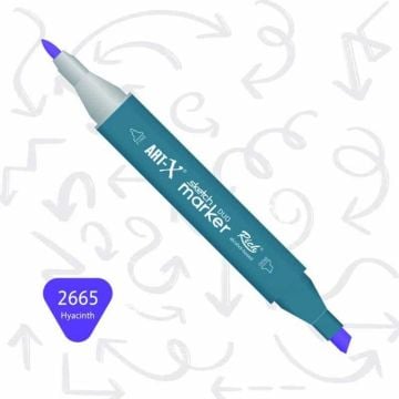 Rich Art-X Sketch Marker Duo Çift Uçlu Marker Kalem 2665 Hyacinth