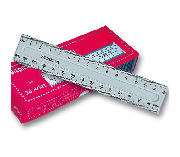 Yıldızlar Plastik Cetvel 15cm