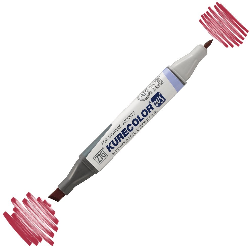 Zig Kurecolor Kc3000 Twin S Marker Kalem 268 Deep Red