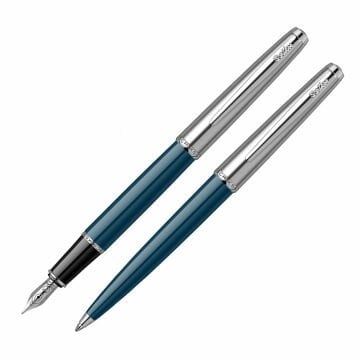 Scrikss 78 Dolma Kalem + Tükenmez Kalem Seti Lacivert