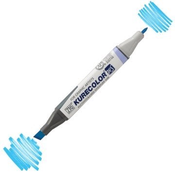 Zig Kurecolor Kc3000 Twin S Marker Kalem 305 Cobalt Blue