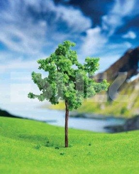 Eshel Maket Kara Ağaç 5'li Set 3 cm
