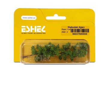 Eshel Maket Dişbudak Ağacı 2'li Set 6 cm