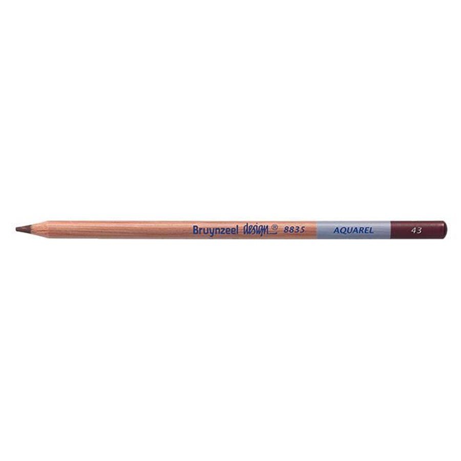 Bruynzeel Design Aquarell Sulu Boya Kalemi 43-Dark Brown