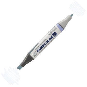 Zig Kurecolor Kc3000 Twin S Marker Kalem 351 Pale Iceberg Blue