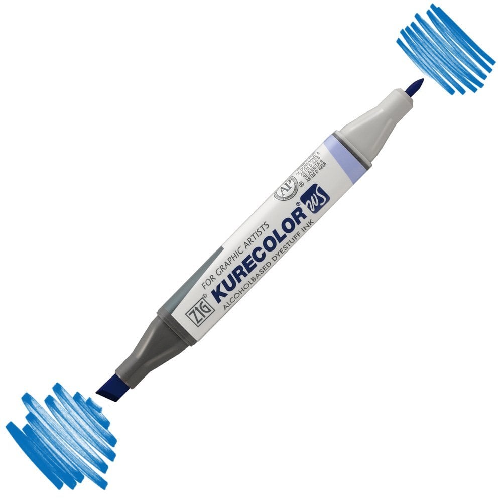 Zig Kurecolor Kc3000 Twin S Marker Kalem 366-367 Dull Blue