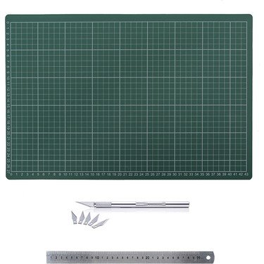 Ümraniye Hobi Sanat Kesim Matı Seti A3 30*45 cm Cetvel+Kretuar