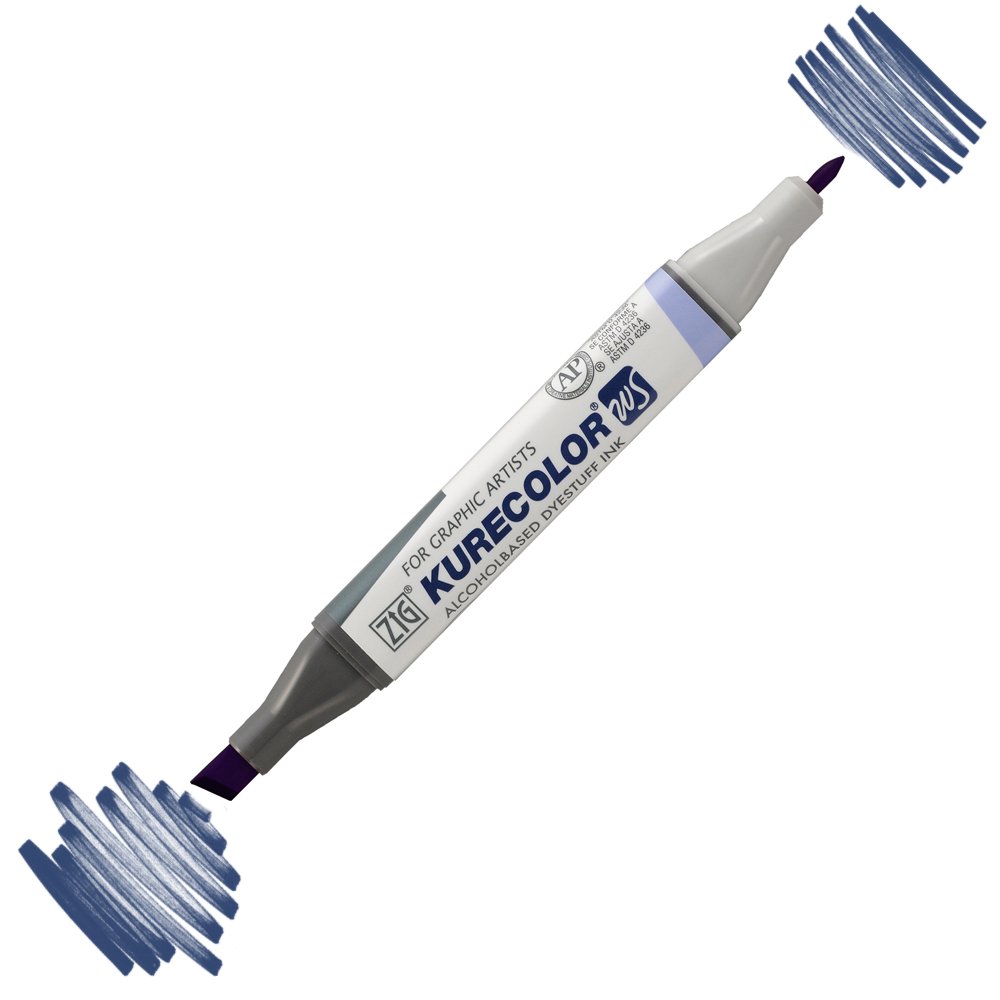 Zig Kurecolor Kc3000 Twin S Marker Kalem 378 Deep Blue