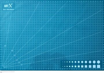 Ümraniye Hobi Sanat Kesim Matı Seti A3 30*45 cm Cetvel+Kretuar