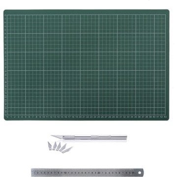 Ümraniye Hobi Sanat Kesim Matı Seti A4 22*30 cm Cetvel+Kretuar