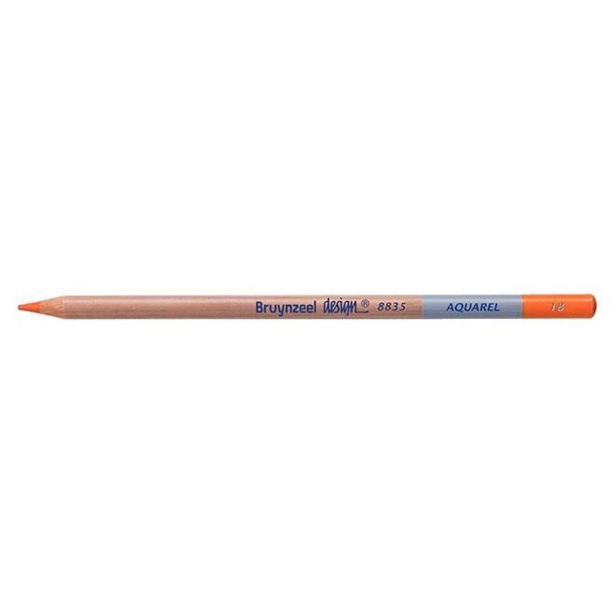 Bruynzeel Design Aquarell Sulu Boya Kalemi 18-Permanent Orange
