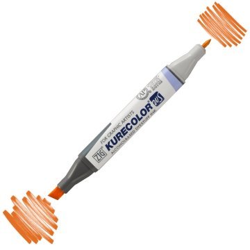 Zig Kurecolor Kc3000 Twin S Marker Kalem 407 Orange