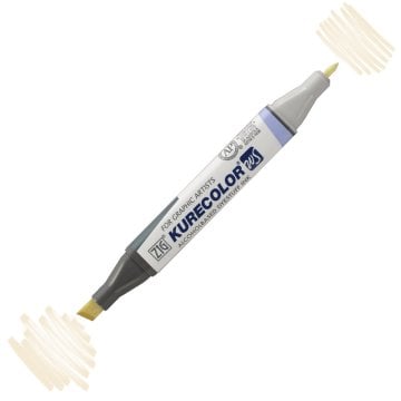 Zig Kurecolor Kc3000 Twin S Marker Kalem 416 Ivory