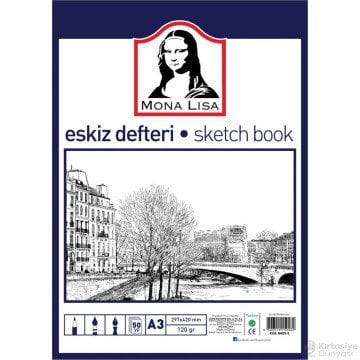 Südor Mona Lisa Eskiz Defteri Sketch Book A3 120 gr. 50 yp.