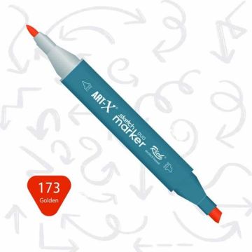 Rich Art-X Sketch Marker Duo Çift Uçlu Marker Kalem 173 Golden