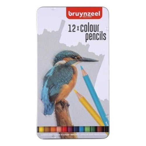 Bruynzeel Kuru Boya Kalemi Bird Set 12 Renk