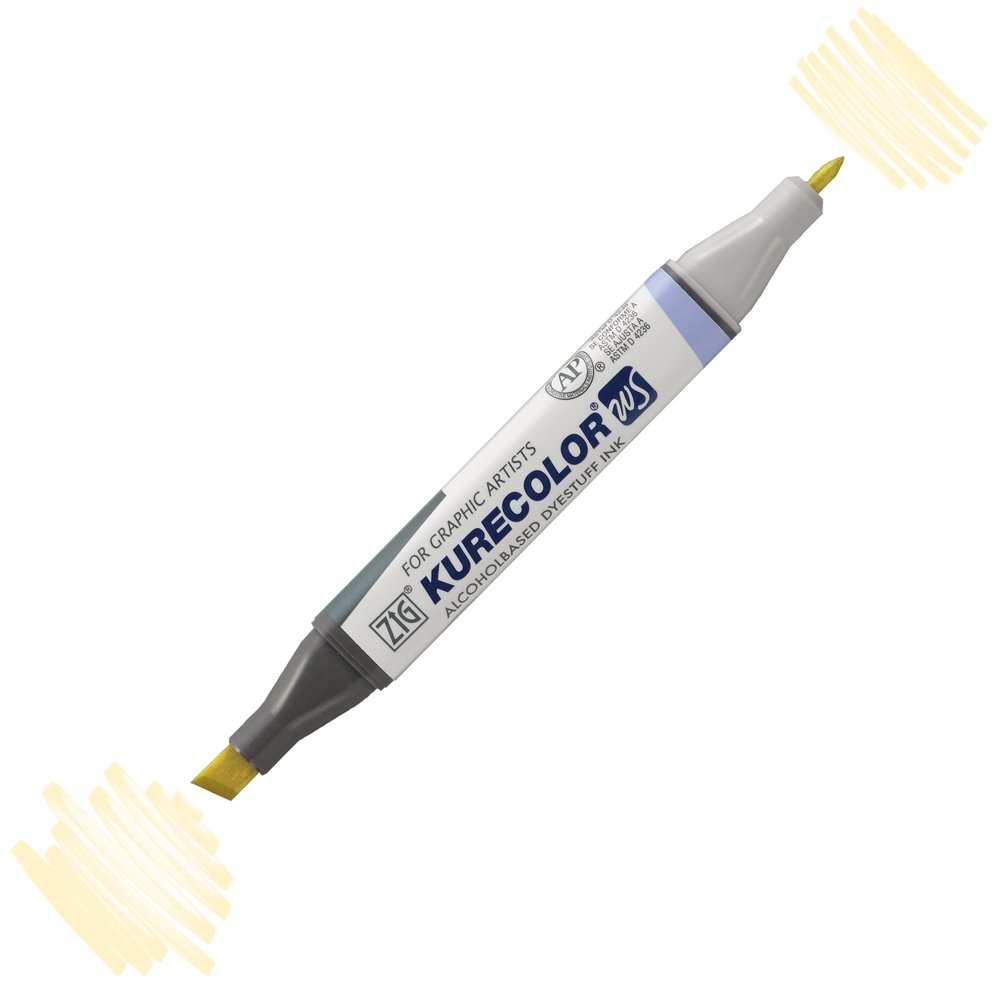 Zig Kurecolor Kc3000 Twin S Marker Kalem 421-422 Cream Yellow