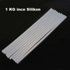 Çubuk Silikon İnce Şeffaf 30 cm 1 kg