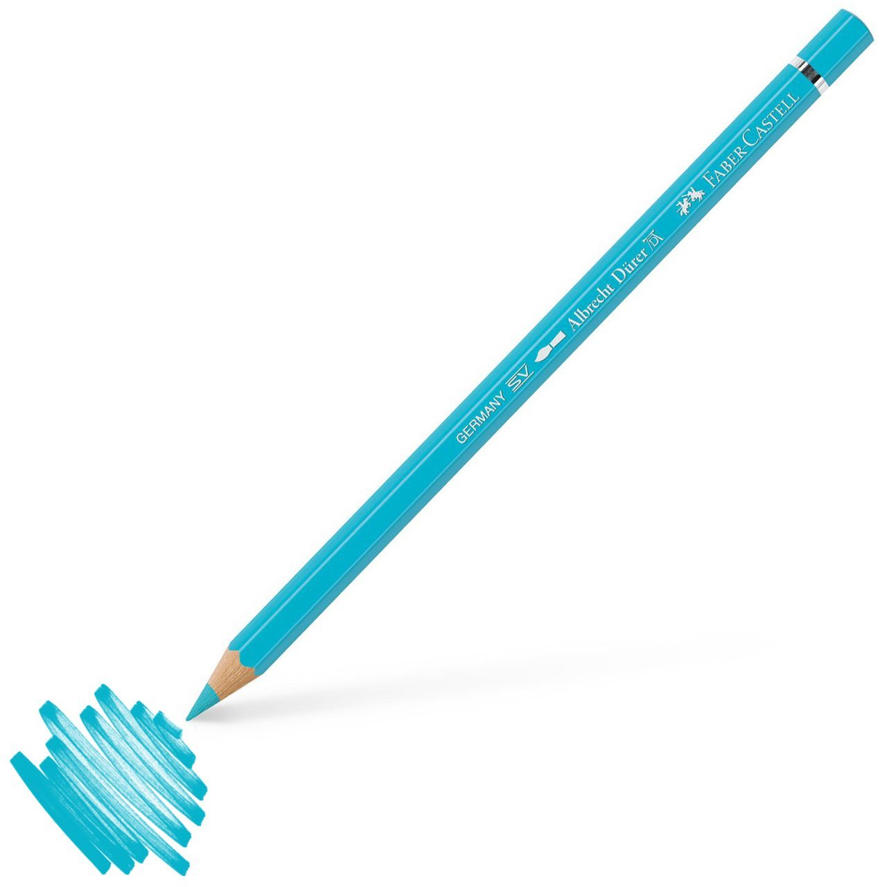 Faber Castell Albrecht Dürer Aquarell Boya Kalemi 154 Light Cobalt Turquoise