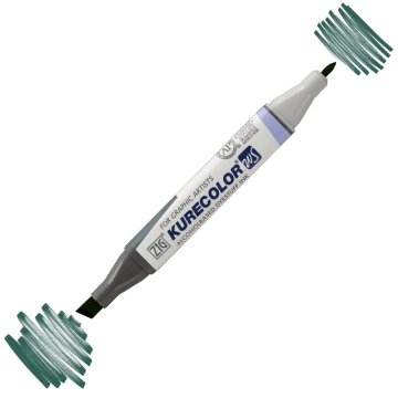 Zig Kurecolor Kc3000 Twin S Marker Kalem 539 Marine Green
