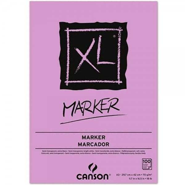 Canson XL Marker Defteri Pad A3 70 gr. 100 Sayfa