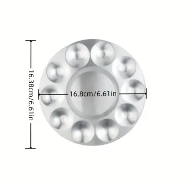 Rich Metal Godeli Palet Yuvarlak Büyük 17 cm Çap