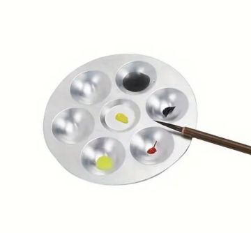 Rich Metal Godeli Palet Yuvarlak Küçük 13 cm Çap