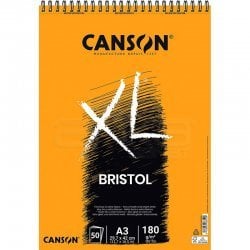 Canson XL Bristol Defter Blok 180 gr. A3 50 Sayfa