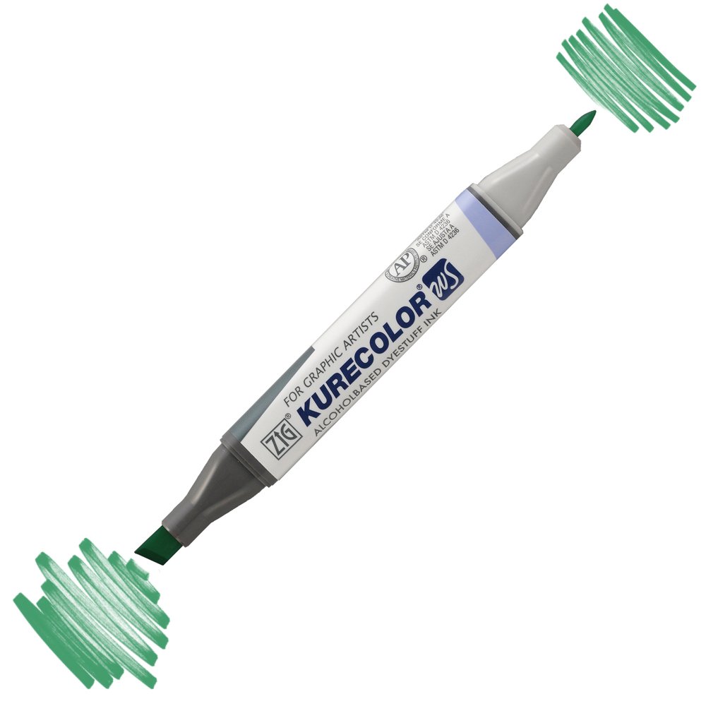 Zig Kurecolor Kc3000 Twin S Marker Kalem 553 Emerald Green