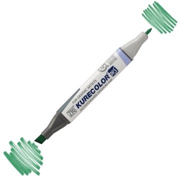 Zig Kurecolor Kc3000 Twin S Marker Kalem 553 Emerald Green