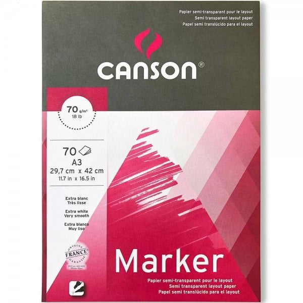 Canson Marker Layout Blok A3 70 gr. 70 Sayfa