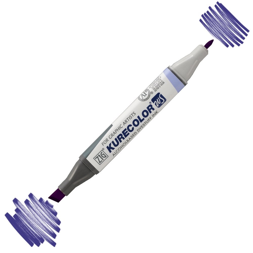 Zig Kurecolor Kc3000 Twin S Marker Kalem 609 Deep Violet