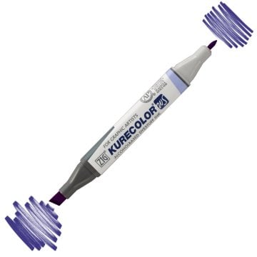 Zig Kurecolor Kc3000 Twin S Marker Kalem 609 Deep Violet