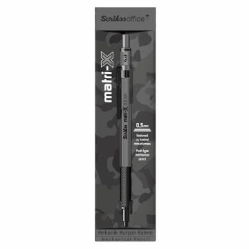 Scrikss Matri X Mekanik Kurşun Kalem 0.5mm Gri