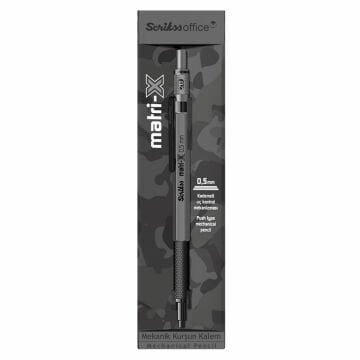 Scrikss Matri X Mekanik Kurşun Kalem 0.5mm Gri