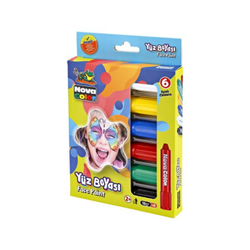 Nova Color Yüz Boyası 6'lı Set