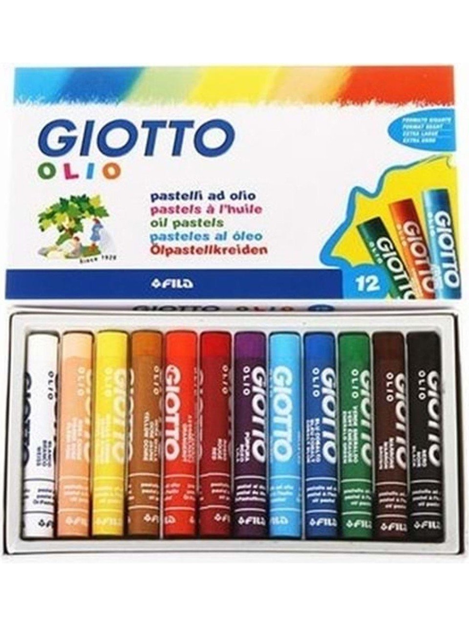 Giotto Olio Yağlı Pastel Boya 12 Renk