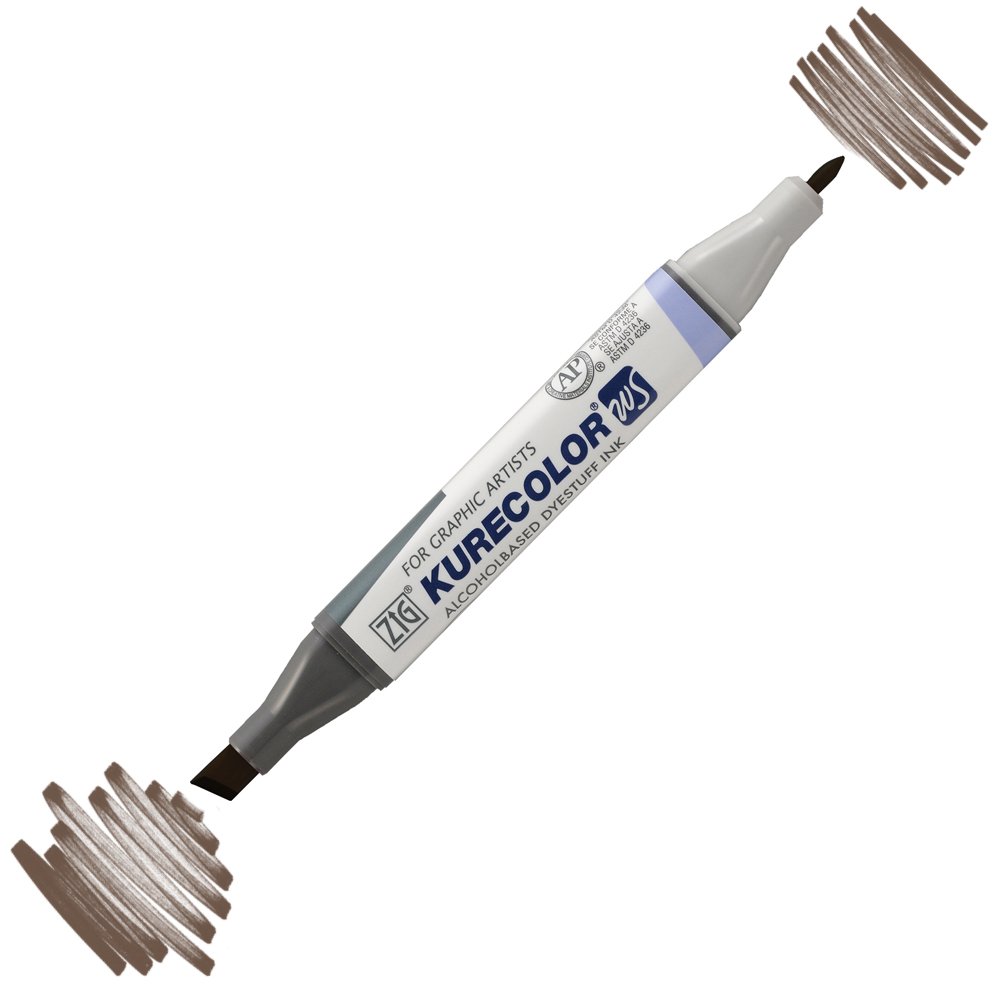 Zig Kurecolor Kc3000 Twin S Marker Kalem 764 Mid Brown