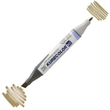 Zig Kurecolor Kc3000 Twin S Marker Kalem 784 Dark Oatmeal