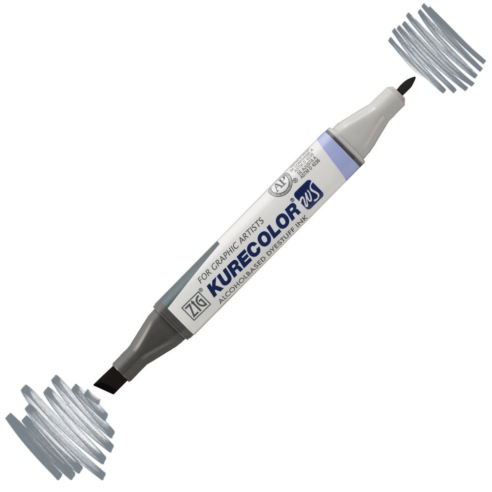 Zig Kurecolor Kc3000 Twin S Marker Kalem 808 Natural Gray