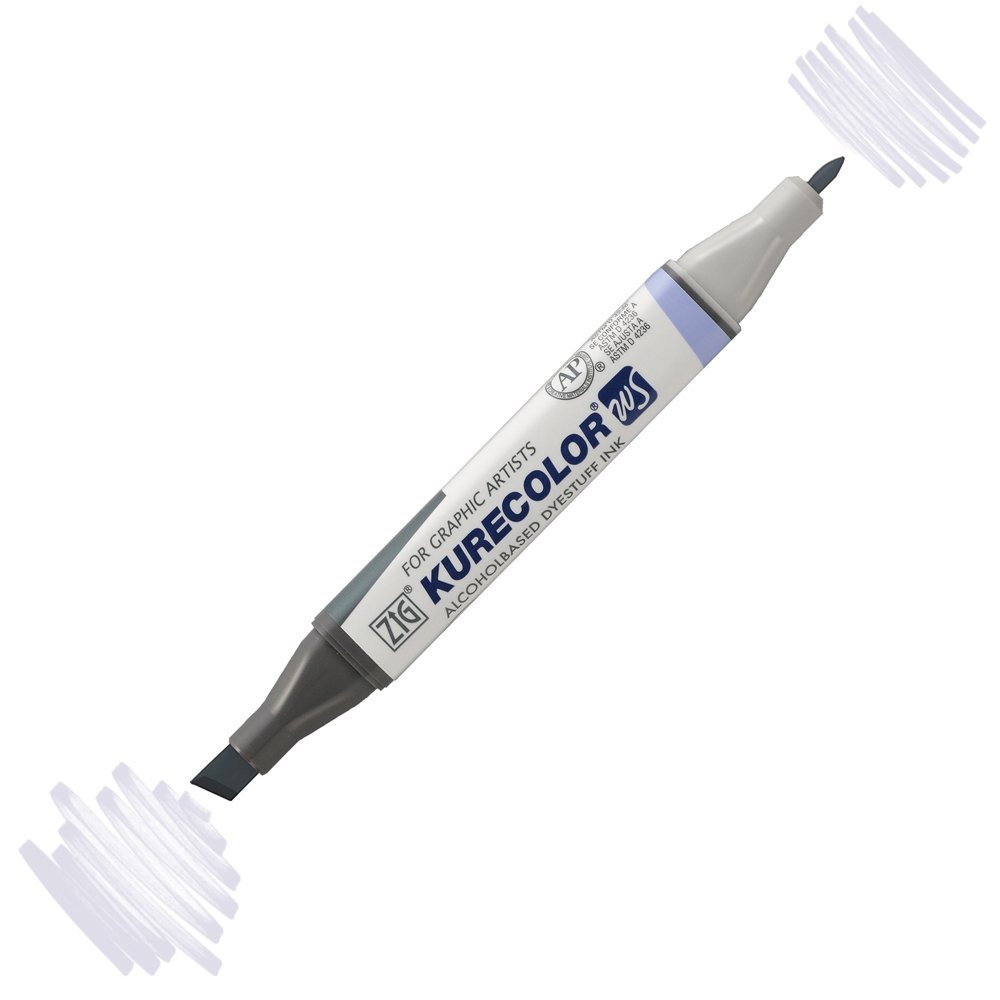 Zig Kurecolor Kc3000 Twin S Marker Kalem 821 Pale Gray
