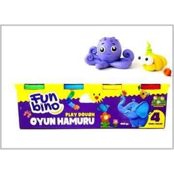 FunBino Play Oyun Hamuru 4lü (4*115=460gr)