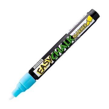 Marvy 470 Sıvı Tebeşir Marker Kalem Fosforlu Mavi