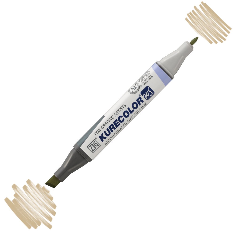 Zig Kurecolor Kc3000 Twin S Marker Kalem 843 Brick Beige
