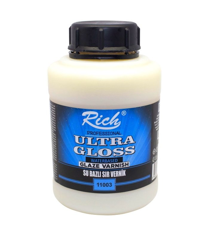 Rich Ultra Gloss Parlak Su Bazlı Sır Vernik 1250 cc